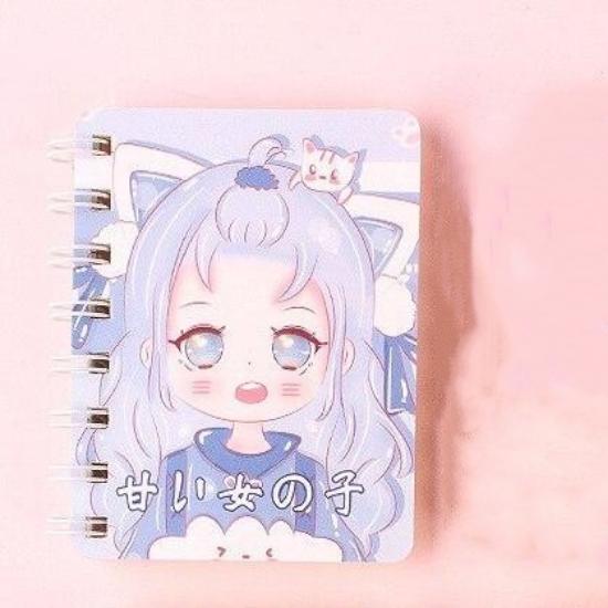 1 шт. Kawaii A7 спиральный блокнот в твердом переплете милый медведь катушка блокнот творческий мультфильм школьные канцелярские принадлежности