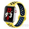 Спортивный силиконовый ремешок для Apple Watch Band 44 мм, 40 мм, 42 мм, 38 мм, 44 мм, дышащий браслет, ремешок для Apple Watch 6 iWatch 5 4 3 se