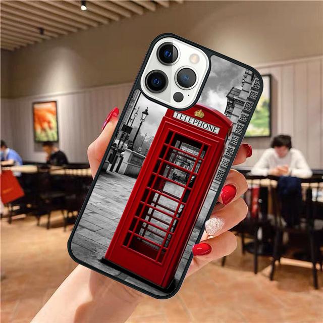 Телефонная будка Лондон Юнион Джек чехол для телефона для iPhone 17 Air 16 15 14 Plus apple 16 11 12 13 Pro Max coque