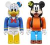 Medicom Toy Bearbrick DONALD DUCK GOOFY Donald Duck Goofy 2PCS SET Each Total 70mm Painted Completed Figure BE@RBRICK & & Height Approx. Non-scale