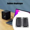 2Pcs Rubber Diaphragm 5090 with Mounting Holes Rectangle Bass Resonance Passive Radiator Speaker Vibration Membrane