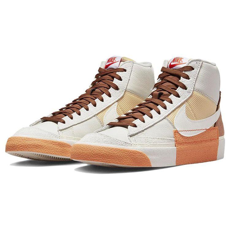 Nike Кроссовки мужские Blazer Mid 77 Pro Club Remastered - Pecan Цвет: Кремовый Светло-Костяной Кунжут DQ7673-001