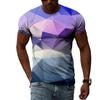 Летняя мода, креативные футболки с абстрактным рисунком для мужчин, повседневные футболки с 3D принтом в стиле хип-хоп, Харадзюку, индивидуальность, круглый вырез, короткий рукав