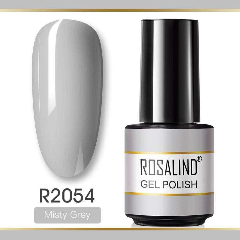 ROSALIND Красочный УФ-гель для ногтей, блестящий алмазный блестящий лак, гель-лак, замачиваемый УФ-коричневый гель для ногтей