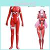 Элегантный Косплей Боди Zero Two 02 из Darling In The Franxx Идеально Подходит для Тематических Вечеринок