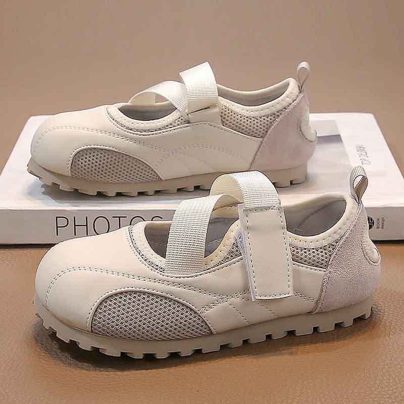 Spring and autumn new classmates little girl soft-soled comfortable casual shoes Korean version of foreign-style versatile girls ladyshoes