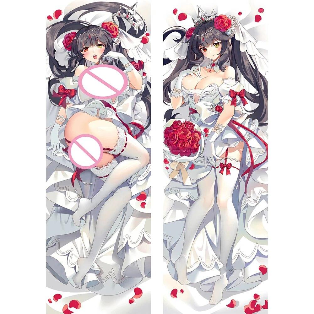 Anime DATE A LIVE Series Tokisaki Kurumi Dakimakura Cartoon Peach Skin Pillowcase Hugging Body Cushion Cover Otaku Bedding Gift
