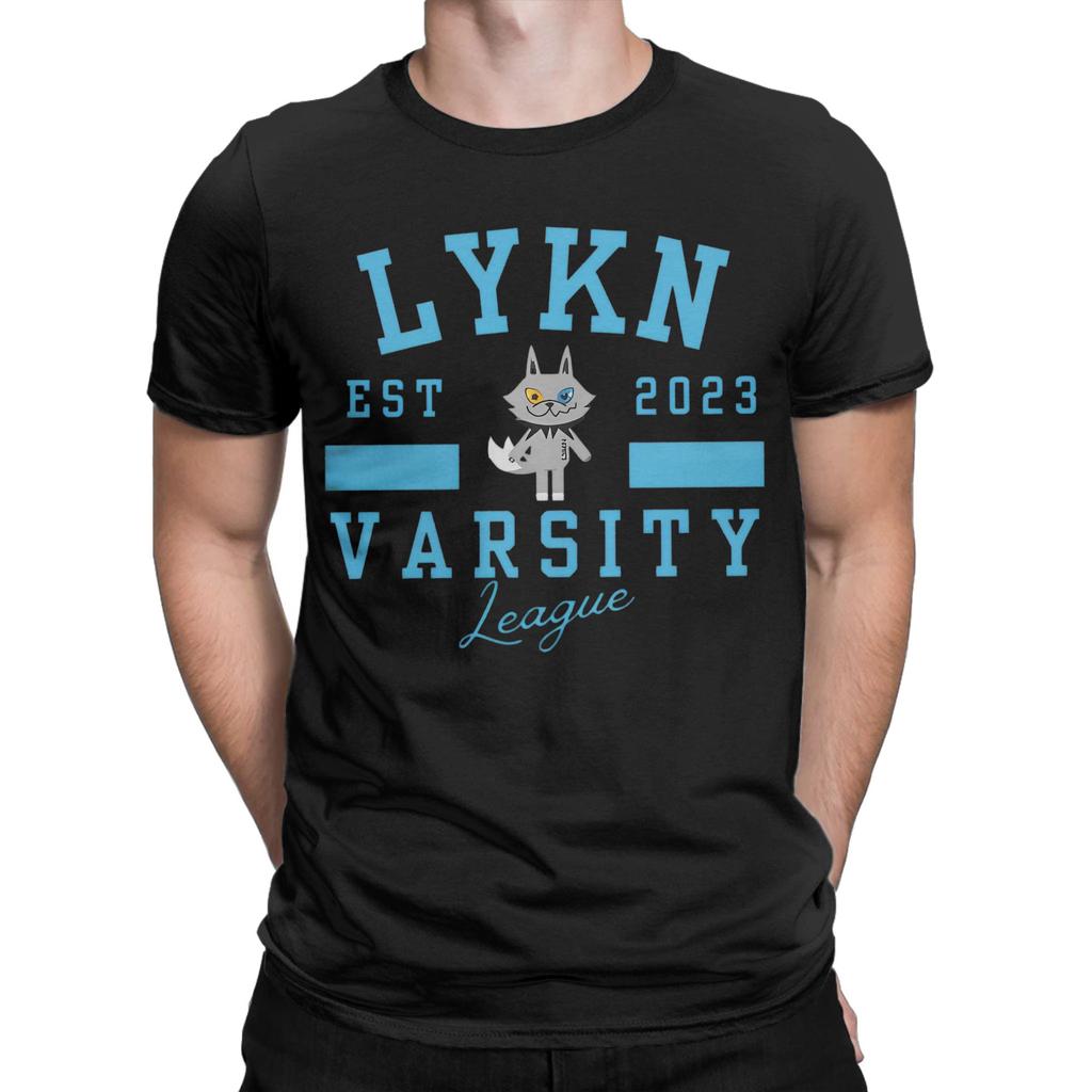 LYKN Group Lykyou Unisex Womens T Shirt  Vintage Tee Shirt Short Sleeve Crewneck TShirt Pure Cotton Printed Clothing