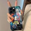 Игровой чехол для телефона S-Sally Face Horror для IPhone 17 Pro Max 16 15 14 Pro Max 13 11 Plus Стеклянная крышка