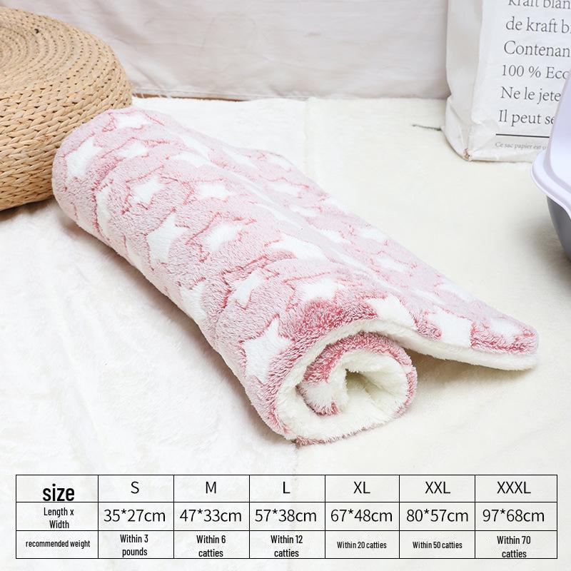 Постельное белье: Универсальный фланелевый коврик для кошек и собак, всесезонное тепло