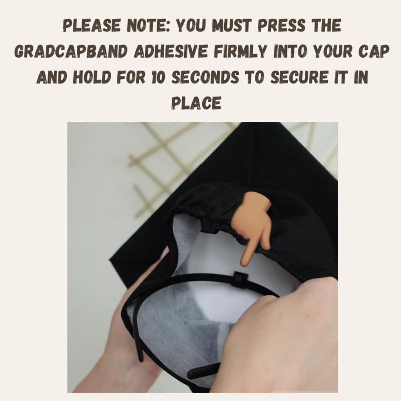 Practical Hairband Keeper Graduation Hat Retainer Hairstyle Maintaining Holder Hairstyle Intact Keeper on Graduation Day