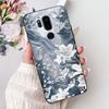 Чехол для LG G7 ThinQ Черный Силикон Милый Кот Модные Цветы Крутая Расписная Задняя Крышка Для Телефона LG G7ThinQ LMG710EM