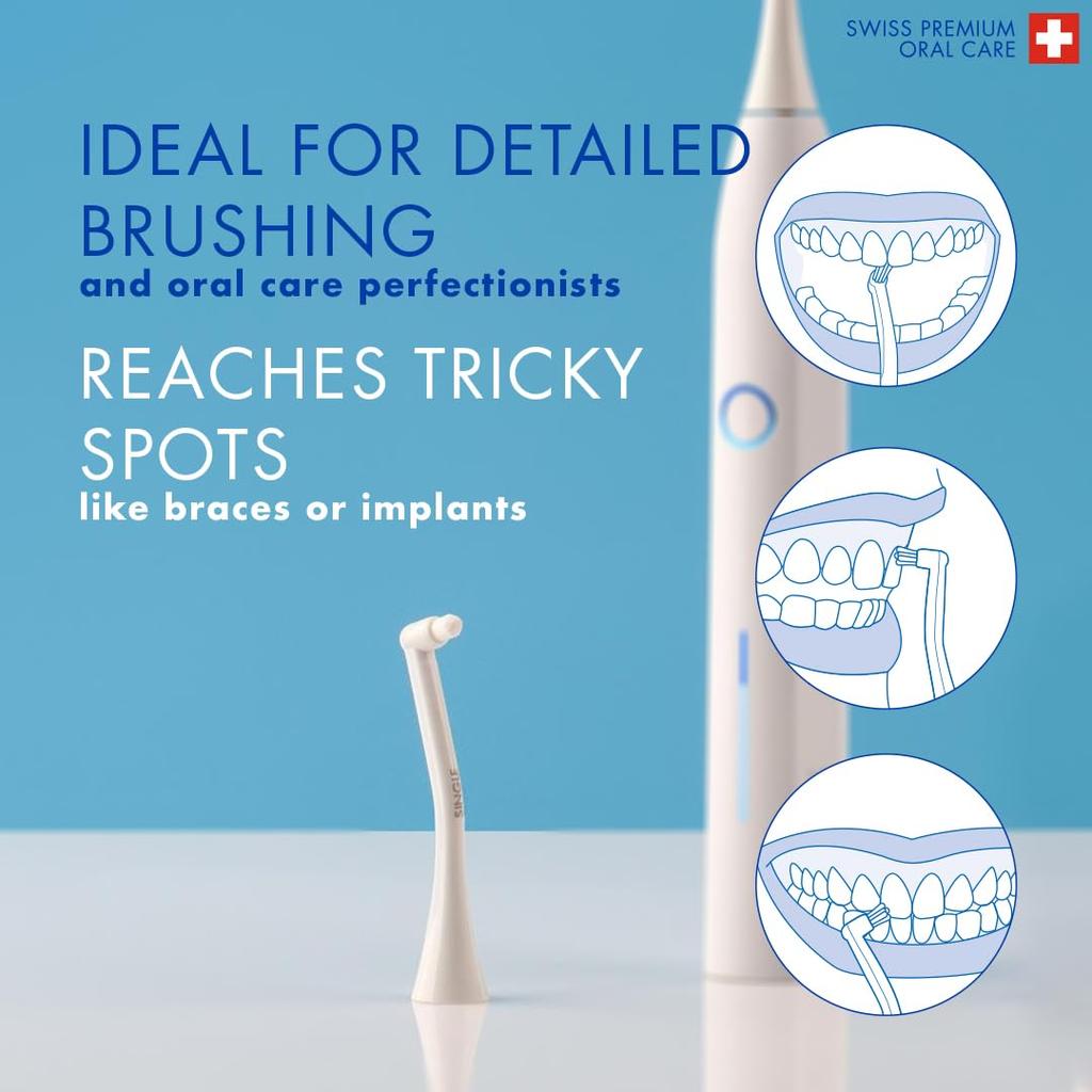 CURAPROX Hydrosonic Easy Sonic Электрическая Звуковая Набор Сменных Щеток Зубная Щетка, (2 кисти)