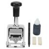 Number Stamp Zinc Alloy Automatic Jump Number Self Inking 5 Digit Number Stamp Machine for Ban