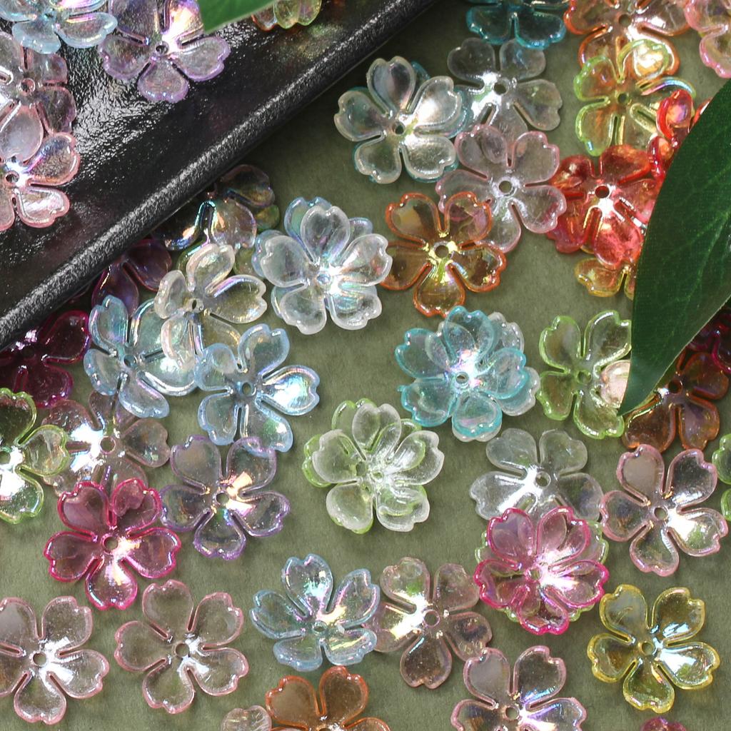 Бусины россыпью 14,7 мм высокого качества для изготовления ювелирных изделий серьги своими руками цветок галсанг акриловые ожерелья браслеты новая мода 100 шт