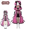 Circus Freak Cosplay Costumes Pierrot Harlequin Jester Halloween Full Set Outfits