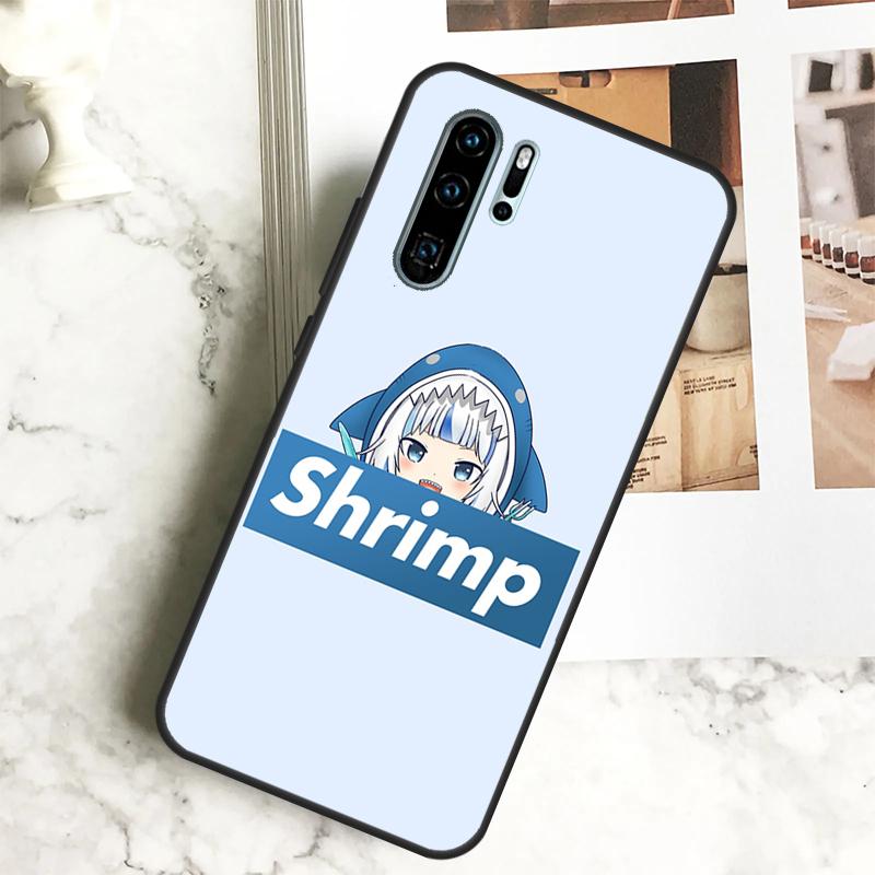 Gawr Gura Hololive Anime Case For Huawei Nova 10 SE 9 5T 11i 8i 3i 11 Pro Y91 Y90 Y70 Y61 Y60 P30 P20 P40 Lite Cover