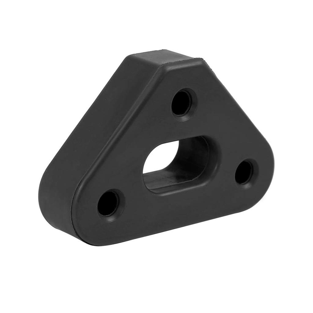 uxcell Exhaust Hanger Bush, Exhaust Rubber Hanger Bush, Black, Rubber, 3 Holes, 0.4 Inch