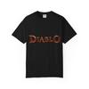 Мужская футболка с логотипом Diablo | Футболка с типографикой из видеоигры