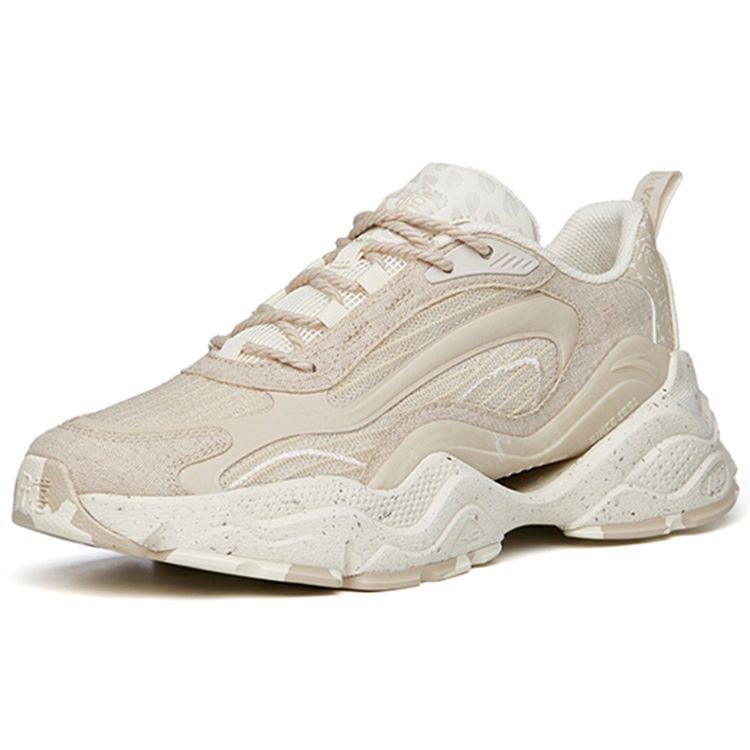 Anta Ткань Millennium из синтетической кожи, амортизирующая, нескользящая, износостойкая, низкая повседневная обувь, женские кроссовки, серо-белые 122228890-7