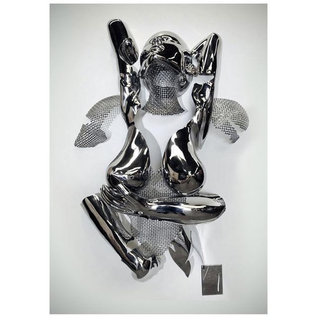 Современная металлическая фигурка, статуя, переплетение души, художественная роспись на холсте, абстрактная романтическая печать плакатов, настенная картина, декор комнаты, без рамки