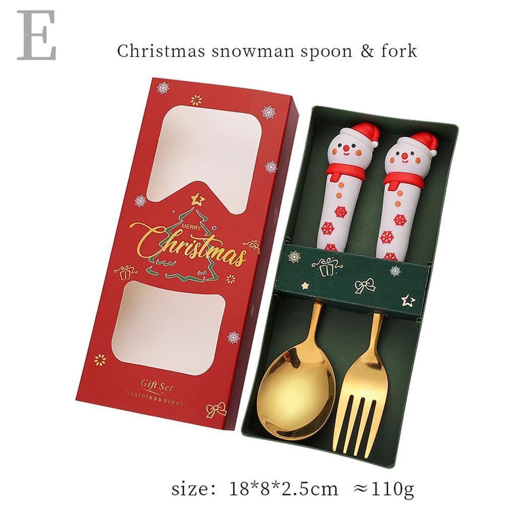 Рождественский набор ложки и вилки
