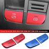 2Pcs Car Electronic Handbrake Hand Brake Button Sticker Cover Trim Accessories