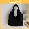 Stylish Trendy Large Capacity Korean Fashion Tote Bag For Women Casual Canvas