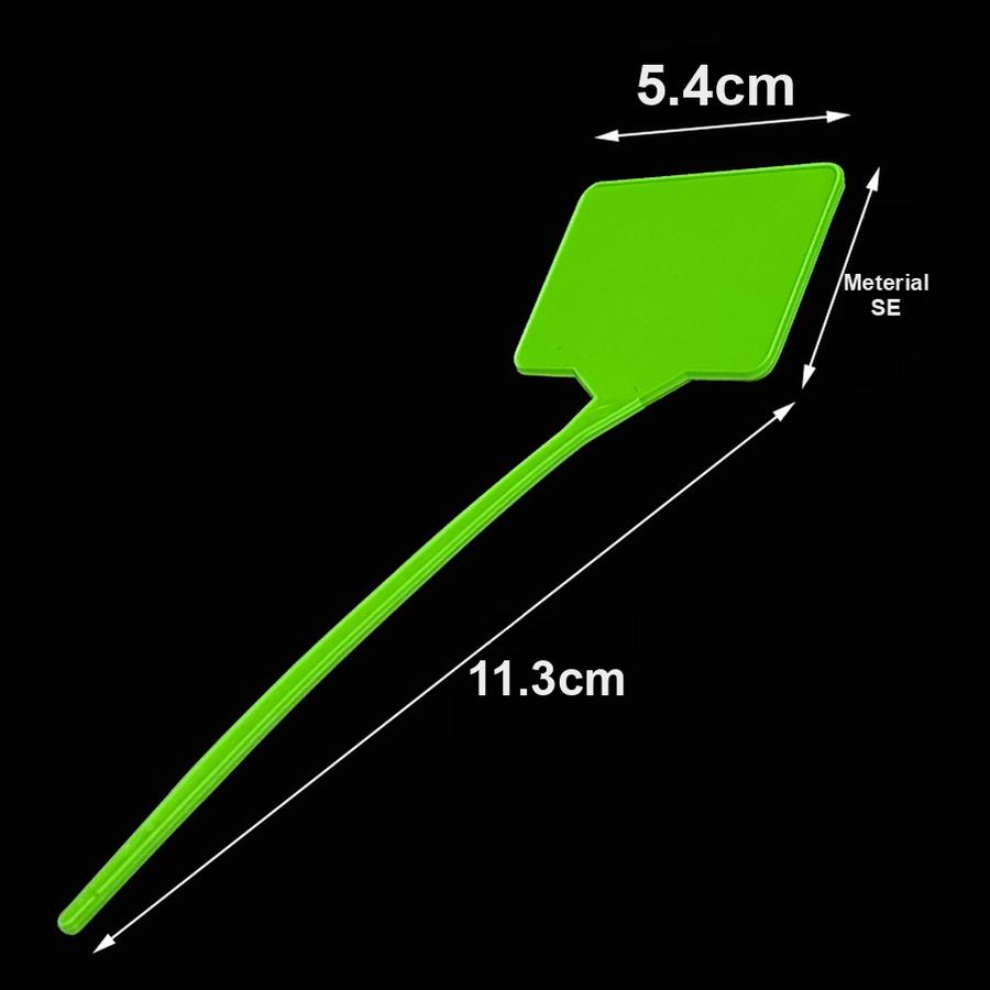 10 шт. Цветочный горшок Пластиковый Суккулент Садовый маркер Бирка для растения Бирка-этикетка Подвесная бирка