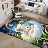 Office Carpet Soft and Comfortable Sofa Rug for Under Chairs, Protection Mat with Cute Teddy