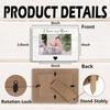 I Love My Nan Picture Frame, Mother's Day Gifts for Nan Grandma, Grandma Gifts from Grandkids Photo Frame 4x6, Grandmother Wooden Photo Picture
