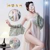 Large size erotic underwear sexy hanfu ancient style pure belly pocket court style classical suit a sexy court style