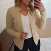 Women Blazer Long Sleeves Thick Lightweight Women Open Front Blazer Coat Female Clothing