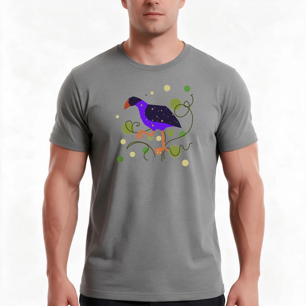 Pukeko Tshirt Summer Casual Cotton Tee Oversized Streetwear Tops Vintage Graphic Print Loose Fit Short Sleeve 100 Cotton
