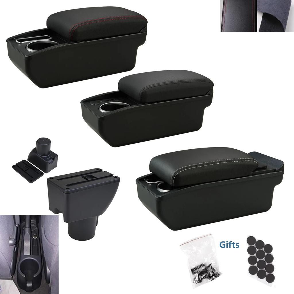 Для Chevrolet Spark Armrest Box Для Chevrolet Spark 3 III Aveo T200 Car Armrest Storage Box Подстаканник Модернизированный автомобильный аксессуар