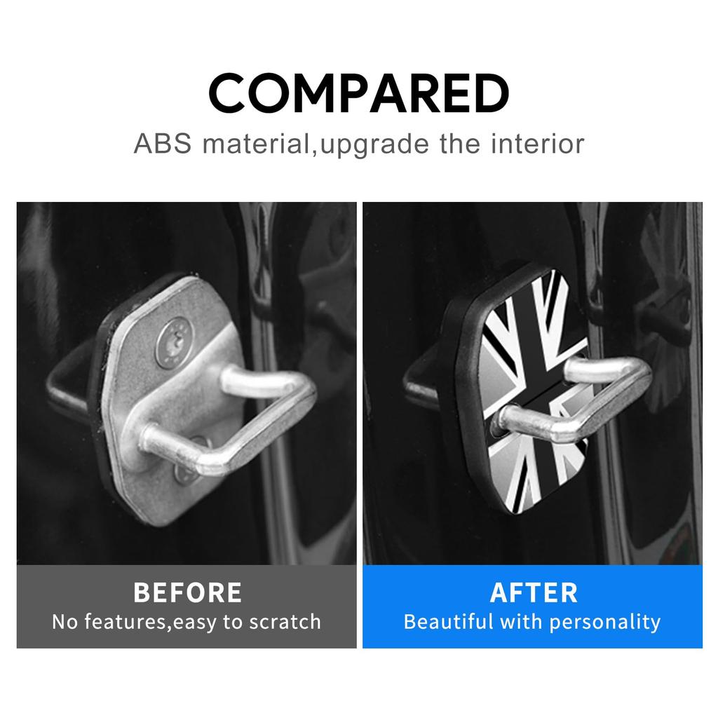 FDAIUN Car Door Striker Cover For BMW Mini R55 R56 R57 R58 R59 Custom