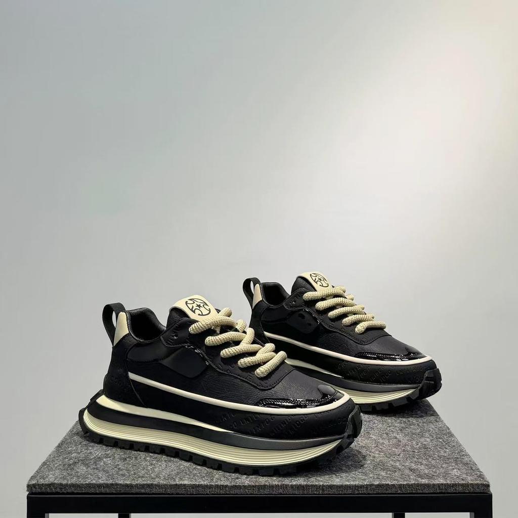 Интернет-знаменитости, популярная мужская обувь 2024 года, зимняя новая мода, повседневная, универсальная, высококачественная, модная обувь для пап, мужская обувь для увеличения роста