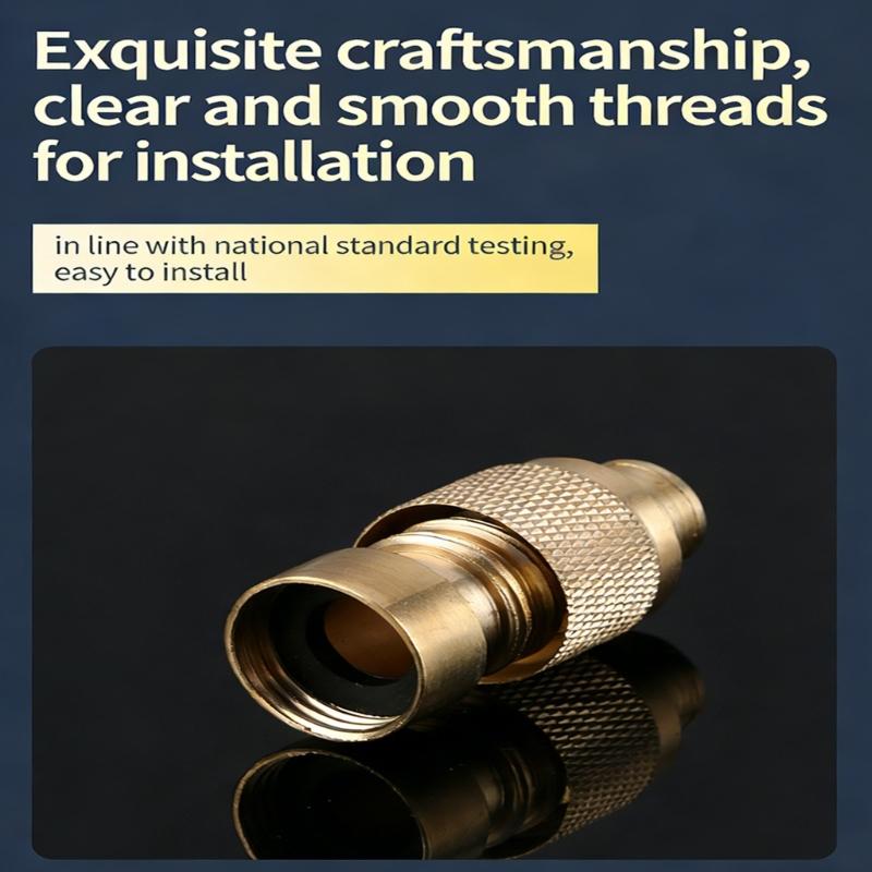 Латунный быстроразъемный адаптер Соединитель шланга для мойки высокого давления Легкая сборка для аксессуаров стиральной машины