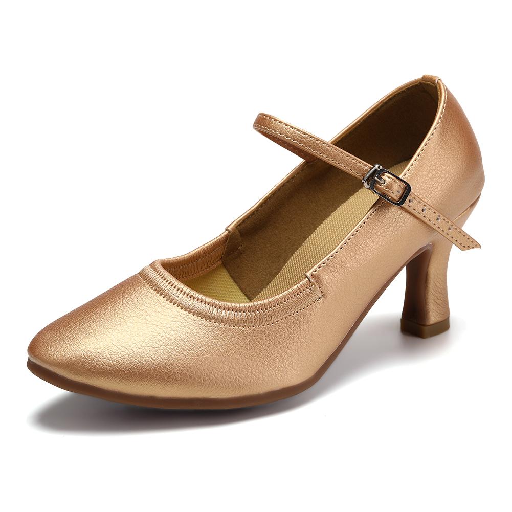 Удобная обувь для бальных танцев на осень, латиноамериканские танцы, танго, современный вальс, обувь для женщин с резиновой подошвой, каблук 7 см