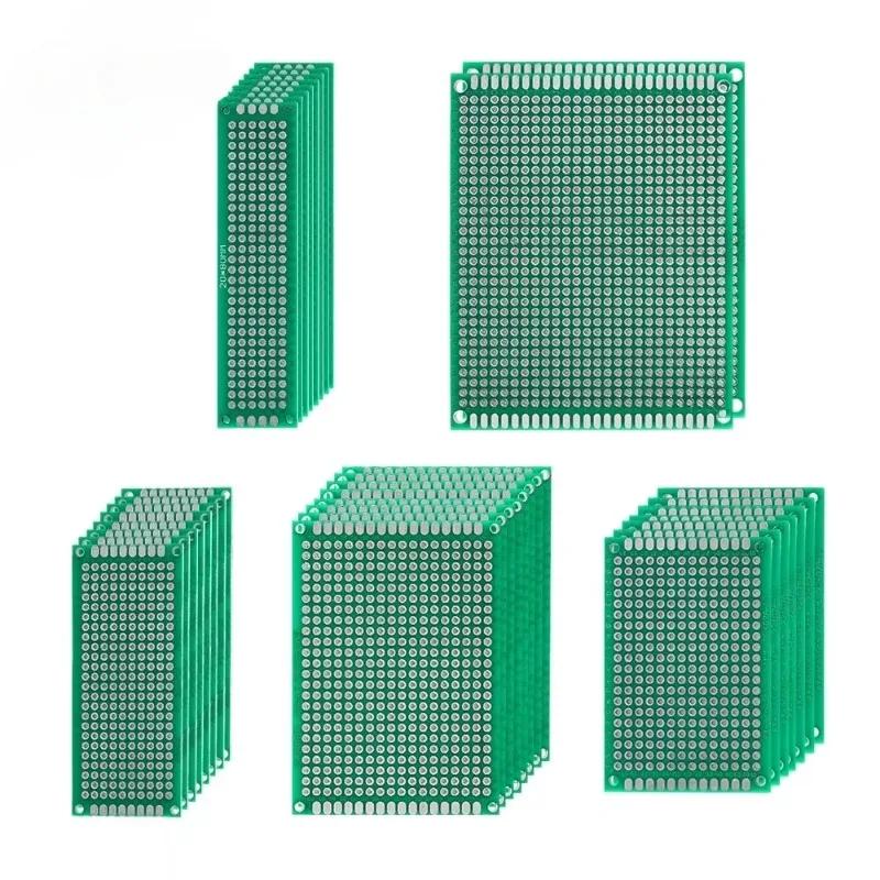 4PCS-40PCS PCB Prototype Board Universal Green Double Sided 2x8 3x7 4x6 5x7 7x9CM Protoboard Breadboard DIY Electronic Kit