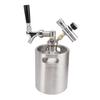 Мини-кег Growler 2L 150PSI Портативная система для розлива пива из нержавеющей стали под давлением