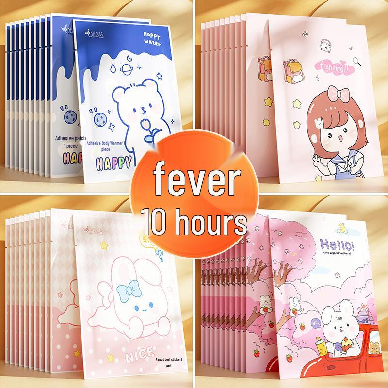 Милые самонагревающиеся зимние наклейки для девочек: 12-часовое тепло для тела и ног