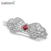 LUOTEEMI Top Quality Luxury Bridal Hair Accessories for Women Wedding Jewelry Fashion Cubic Zircon CZ Hair Pins