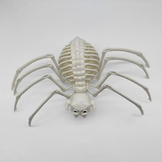 Halloween Animal Skeletons Dog Bat Frog Scorpion Spider Snake Rat Bone Skeletons for Halloween Party Haunted House Graveyard Scene Decoration