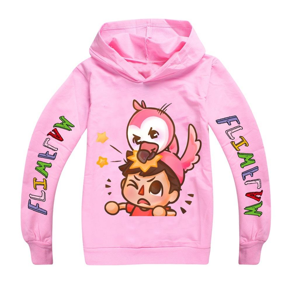 2026 Herfst Anime Flamingo Youtube Gamer Albert Mr Flimflam Hoodie Kinderen Leuke Sweatshirts Baby Jongens Casual Jassen Meisjes Bovenkleding
