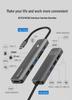 Концентратор USB-C: 4K HDMI, USB 3.0, Картридер, Док-станция для ноутбука/планшета
