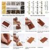 Tubular Rivets Snap Fastener Leather Rivets Metal Studs Double Cap Rivet Stud  Fixing Tools