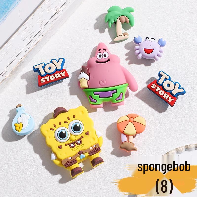 2025 Милые декоративные пряжки-цветы для обуви - Аксессуары для обуви с отверстиями