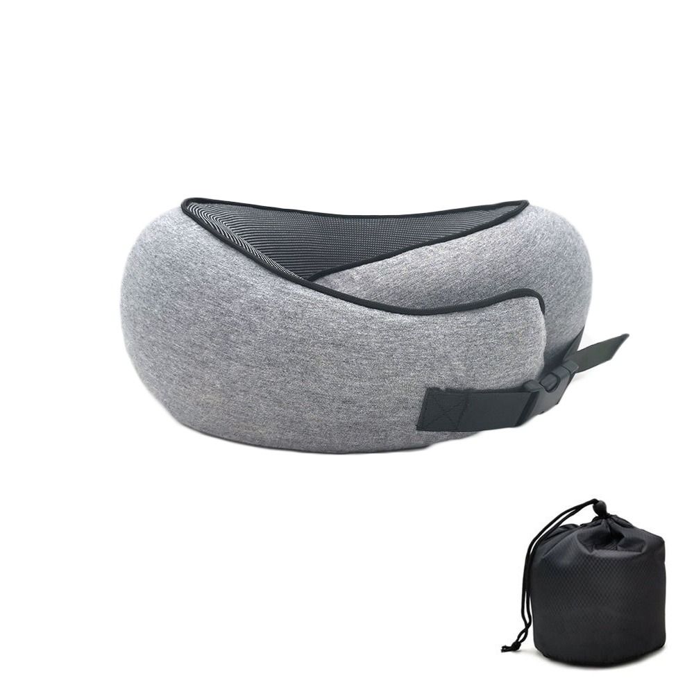 U-shaped Travel Neck Pillow Soft Airplane Cushion Portable Memory Foam Pillow