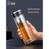 Heenoor Double-Layer High Borosilicate Glass Tea Cup with Filter